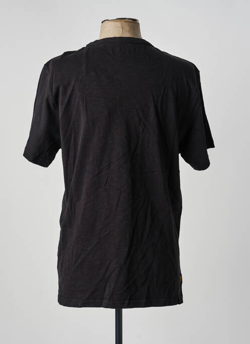 Tricou croială dreaptă mâneci scurte negru DAYTONA homme