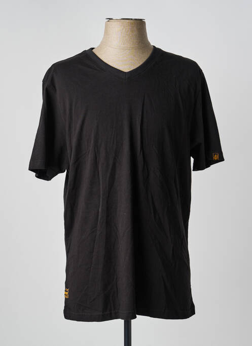 Tricou croială cambrată mâneci scurte negru DAYTONA homme