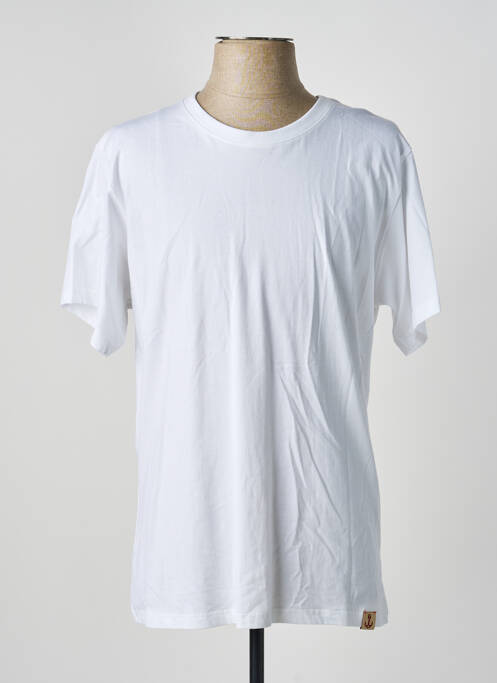 Tricou elasticitate mâneci scurte alb IRON AND RESIN homme