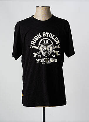 Tricou elasticitate mâneci scurte negru DAYTONA bărbat
