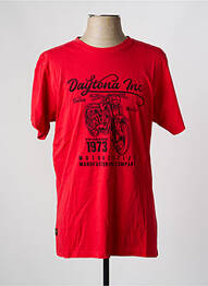 Tricou elasticitate mâneci scurte roșu DAYTONA homme