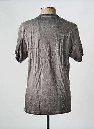Tricou elasticitate mâneci scurte gri DAYTONA bărbat