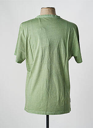 Tricou croială dreaptă mâneci scurte verde DAYTONA bărbat