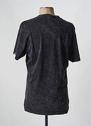 Tricou elasticitate mâneci scurte negru DAYTONA bărbat
