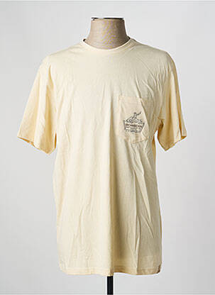 Tricou elasticitate mâneci scurte bej IRON AND RESIN bărbat