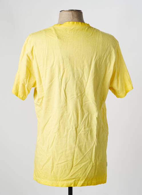 Tricou elasticitate mâneci scurte galben DAYTONA homme