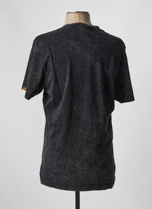 Tricou elasticitate mâneci scurte negru DAYTONA homme