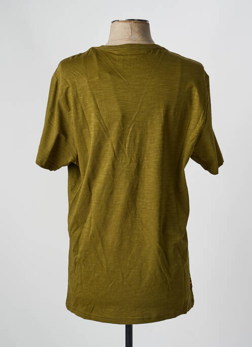 Tricou elasticitate mâneci scurte verde DAYTONA homme