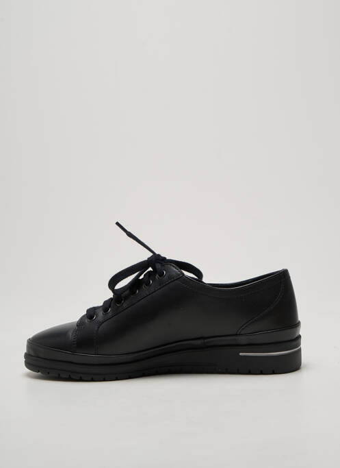 Adidași închidere cu fermoar și șireturi toc plat până la 3 cm negru MEPHISTO femme