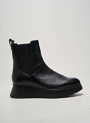 Botine/ghete material neted toc de 4 la 6 cm negru WONDERS femeie