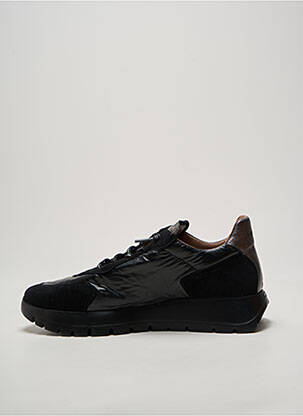 Adidași închidere elastică toc de 4 la 6 cm negru WONDERS femeie