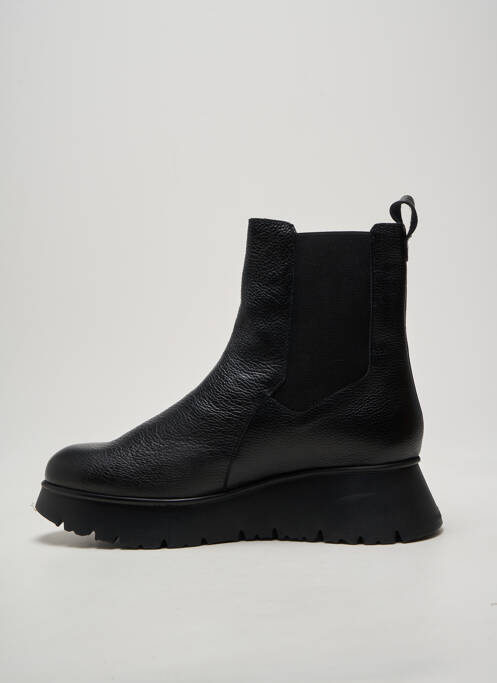 Botine/ghete material neted toc de 4 la 6 cm negru WONDERS femme