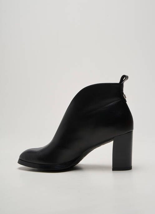Botine/ghete vârf ascuțit toc de 7 la 9 cm negru WONDERS femme