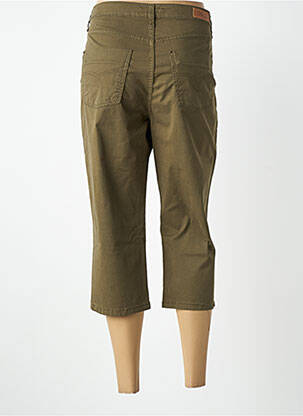 Pantalon trei sferturi elasticitate mărime normală verde LCDN femeie