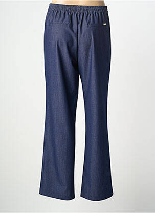 Pantalon drept elasticitate talie înaltă albastru LCDN femeie