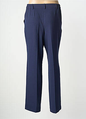 Pantalon drept țesătură crep mărime normală albastru LCDN femeie