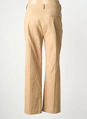 Pantalon drept țesătură poplin mărime normală bej GERARD DAREL femeie
