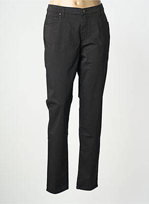 Pantalon slim elasticitate mărime normală negru LCDN femme