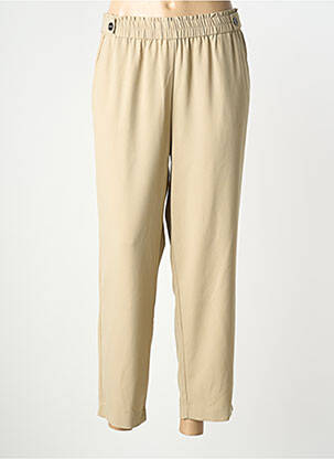 Pantalon 7/8 talie înaltă talie înaltă verde LCDN femeie