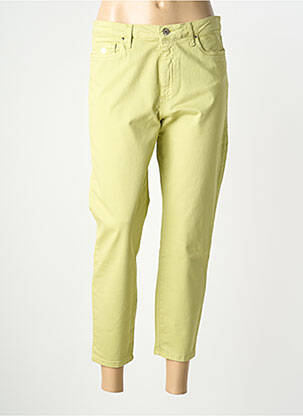 Blugi cu croială slim mărime normală mărime normală verde LCDN femme