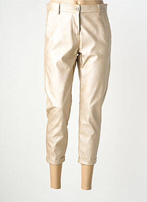 Pantalon 7/8 elasticitate mărime normală bej IMPERIAL femeie