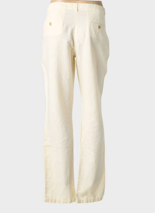 Pantalon chino închidere cu fermoar sub clapetă cu nasturi mărime normală galben LCDN femme