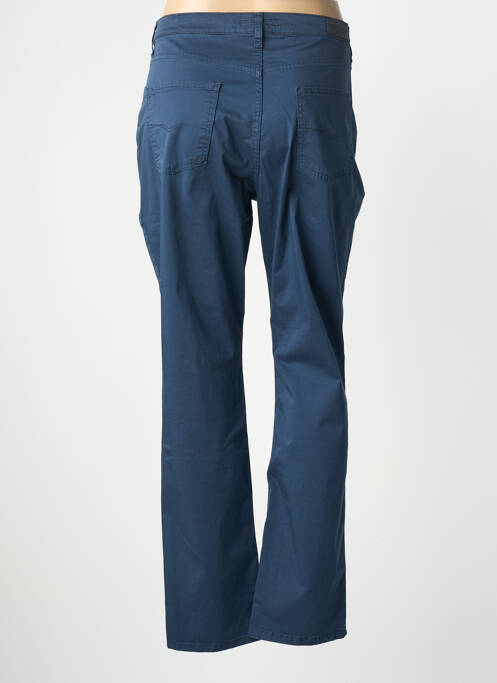 Pantalon slim țesătură poplin mărime normală albastru LCDN femme