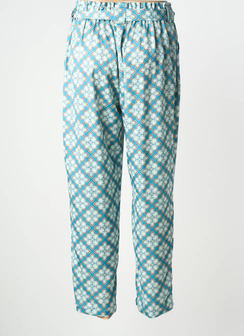 Pantalon drept talie înaltă talie înaltă albastru LCDN femme