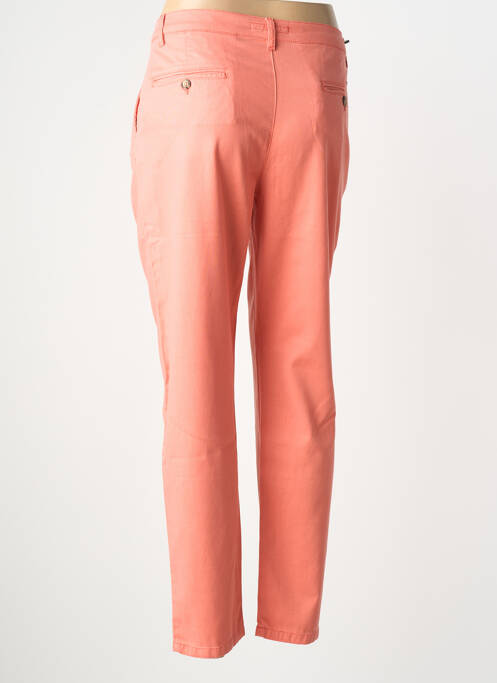 Pantalon chino țesătură poplin mărime normală portocaliu LCDN femme