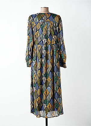 Rochie lungă mâneci lungi mâneci lungi verde MOLLY BRACKEN femeie