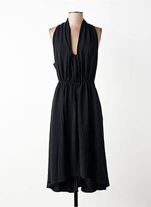 Rochie midi fără mâneci fără mâneci negru MOLLY BRACKEN femeie