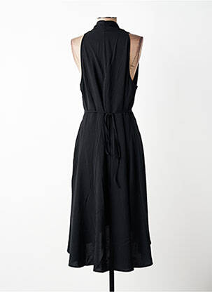 Rochie midi fără mâneci fără mâneci negru MOLLY BRACKEN femeie