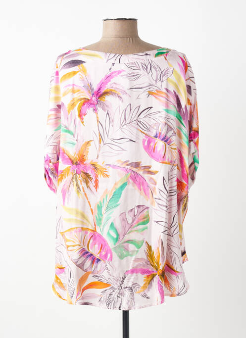 Top imprimeu fantezie mâneci lungi roz IMPERIAL femme