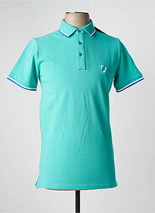 Polo elasticitate mâneci scurte verde CAMBRIDGE homme