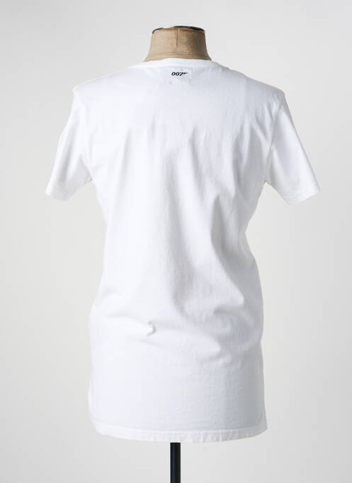 Tricou elasticitate mâneci scurte alb HERO SEVEN homme