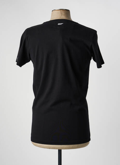 Tricou elasticitate mâneci scurte negru HERO SEVEN homme