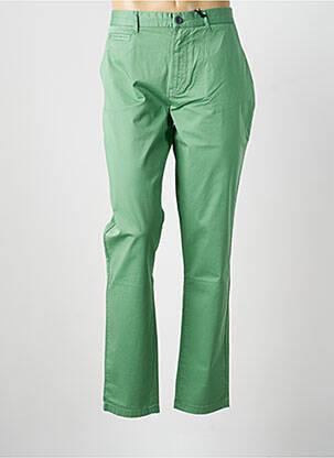 Pantalon chino țesătură poplin mărime normală verde HERO SEVEN bărbat