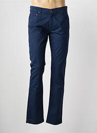 Pantalon slim țesătură poplin mărime normală albastru MCLASSICS homme