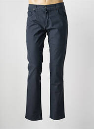 Pantalon slim țesătură poplin mărime normală negru LCDN homme