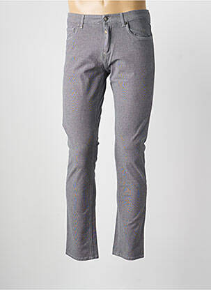Pantalon slim elasticitate mărime normală gri LCDN homme
