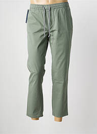 Pantalon slim țesătură poplin mărime normală verde LCDN homme