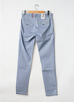 Pantalon chino țesătură poplin mărime normală albastru HERO SEVEN bărbat