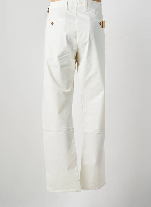 Pantalon chino țesătură poplin mărime normală bej MCS homme
