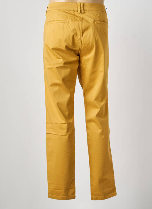 Pantalon chino țesătură poplin mărime normală galben LE TEMPS DES CERISES homme