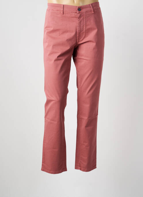 Pantalon chino țesătură poplin mărime normală roz LCDN homme
