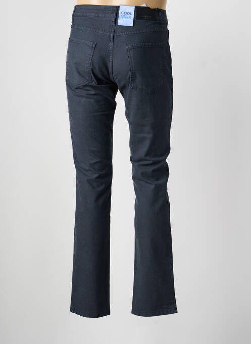 Pantalon slim țesătură poplin mărime normală negru LCDN homme