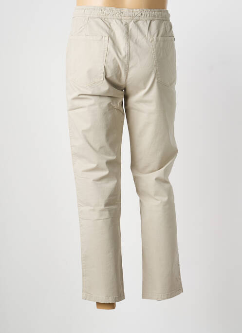 Pantalon slim țesătură poplin mărime normală bej LCDN homme
