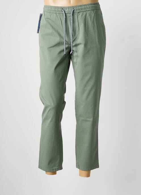 Pantalon slim țesătură poplin mărime normală verde LCDN homme