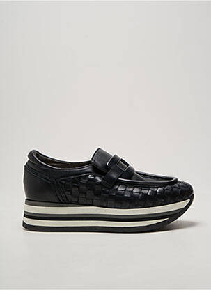 Adidași branț detașabil toc de 4 la 6 cm negru SOFTWAVES femeie