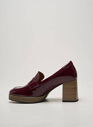 Mocasini material neted toc de 7 la 9 cm violet GABOR femeie